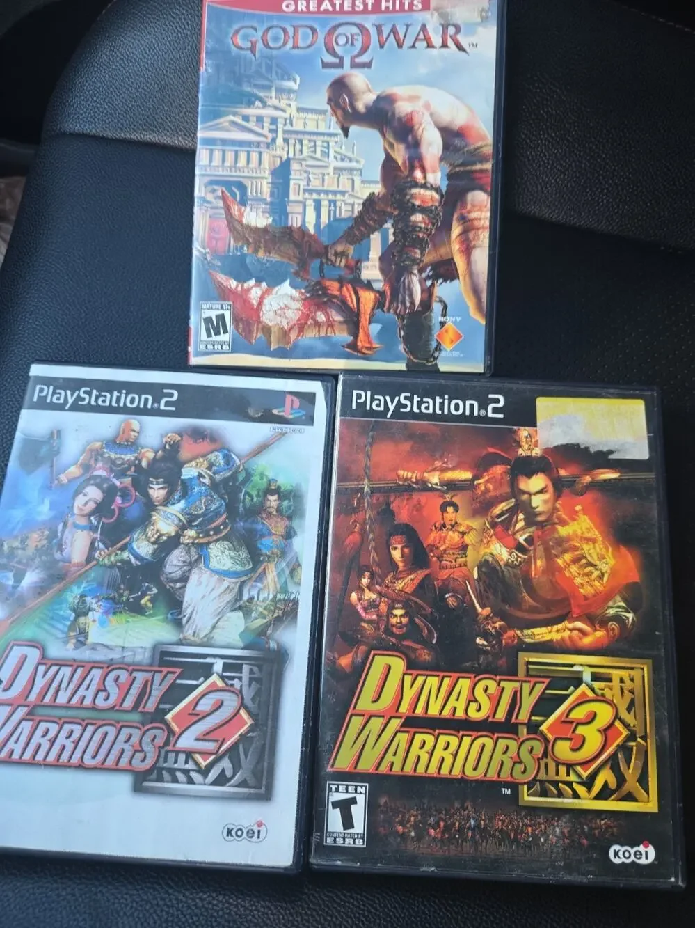 Lot PS2 Dynasty Warriors 1 And 2 God Of War